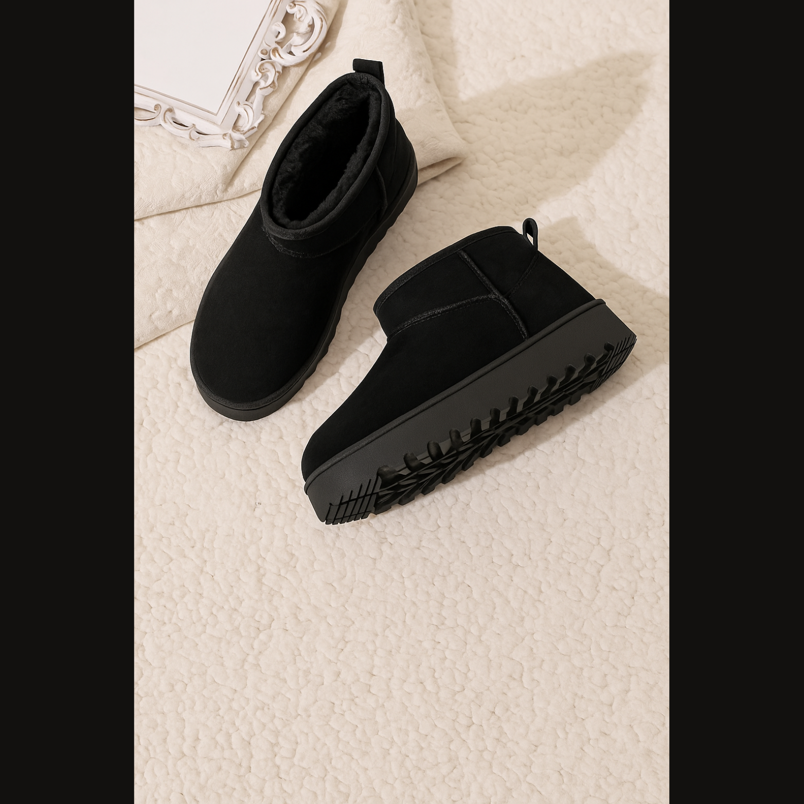 Elisa Bottes d'hiver rembourrées ( Noir )