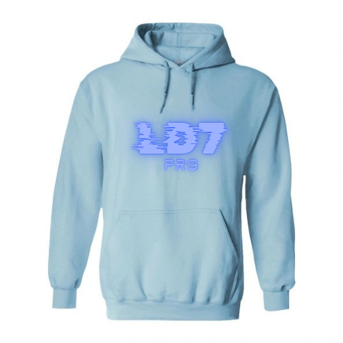 Sweat Bleu Ciel À Capuche Homme & Femme ( LD7 )