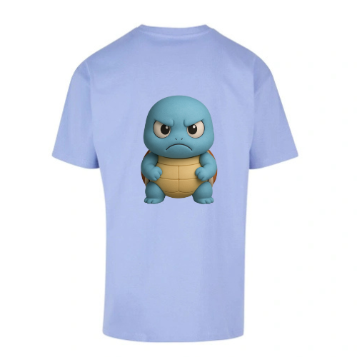 T-shirt oversize en coton confort classique pour homme ( Eau )