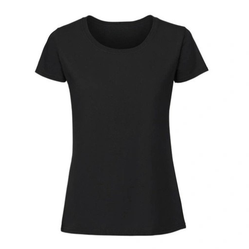 T-shirt à col rond en coton pour femme Comfort Fit Vierge