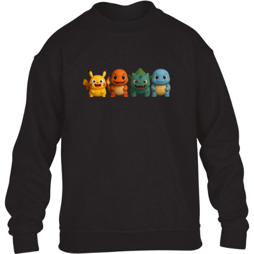 Sweat Enfant Col Rond Noir