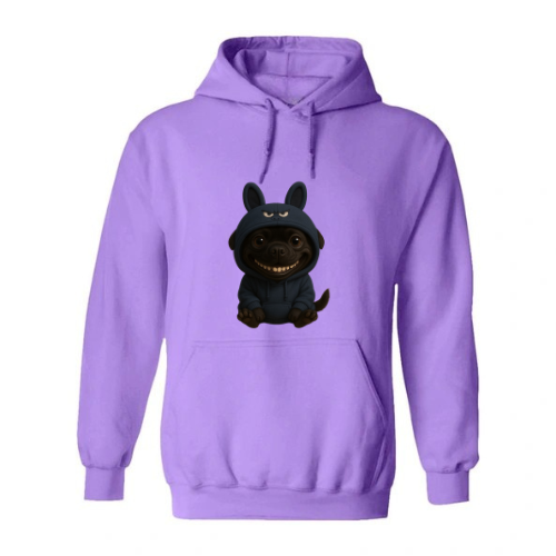 Sweat Violet à Capuche Homme et Femme ( labutchow )